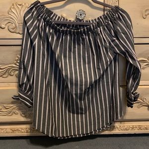 street wear society- long sleeve blouse